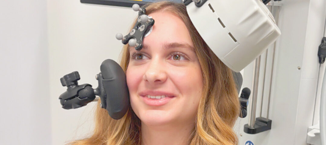 patient receiving tms